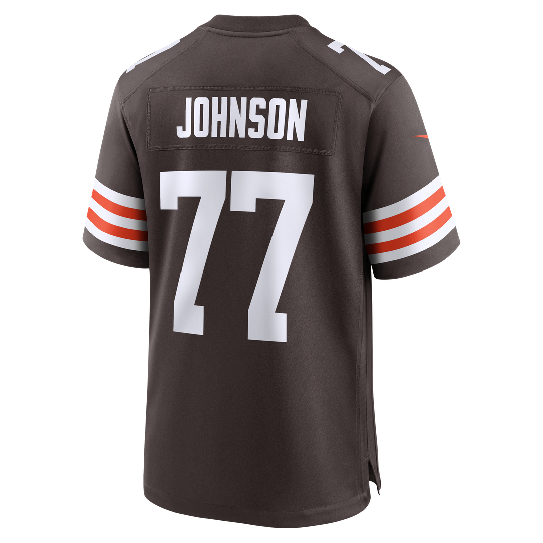 Zion Johnson Cleveland Browns Nike Team Game Jersey - Brown