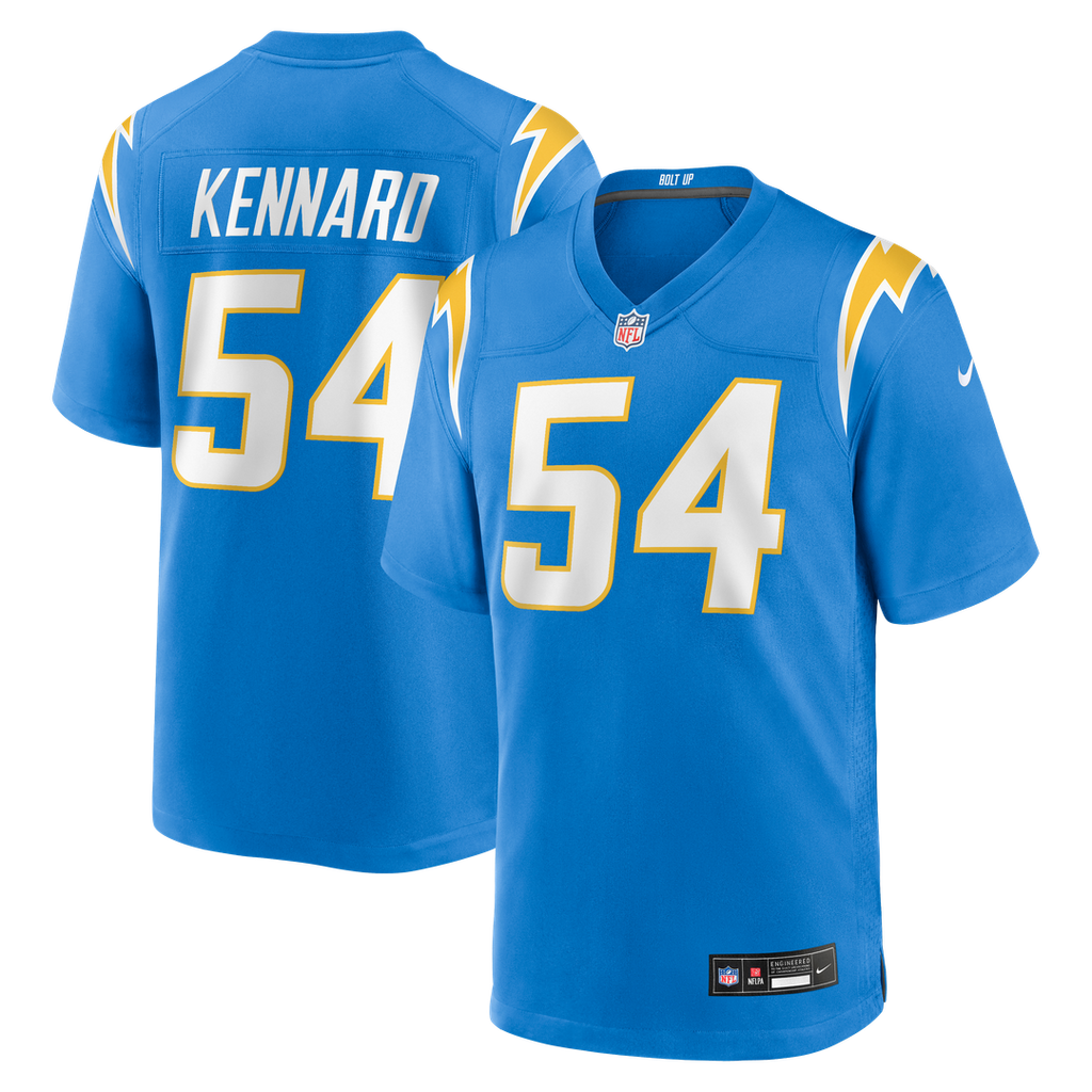 Kyle Kennard Los Angeles Chargers Nike Team Game Official Jersey -  Powder Blue