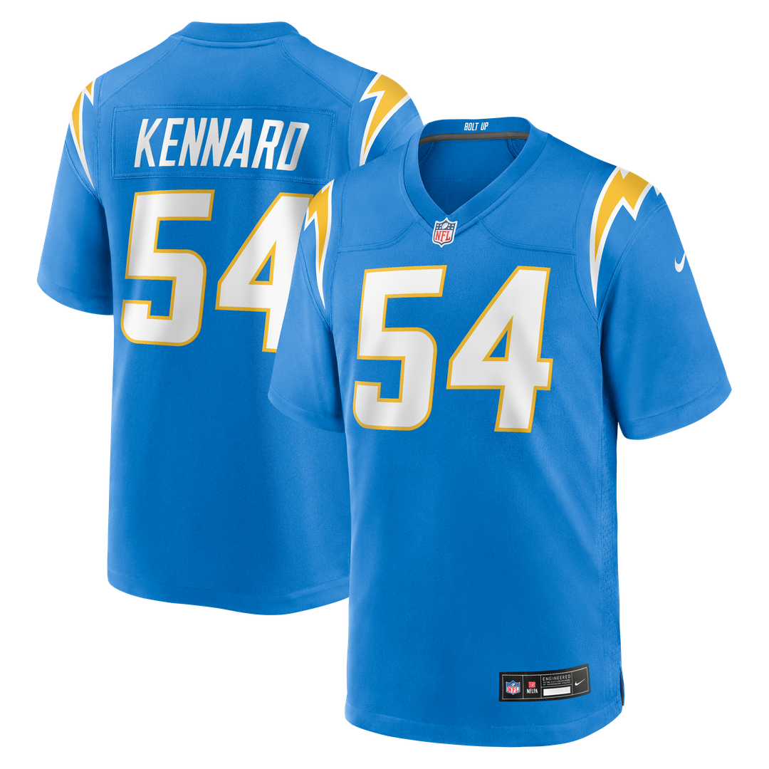 Kyle Kennard Los Angeles Chargers Nike Team Game Official Jersey -  Powder Blue