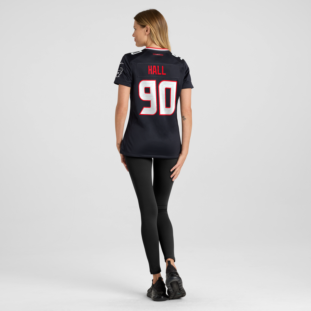 Logan Hall Houston Texans Nike Women's Team Game Official Jersey -  Navy