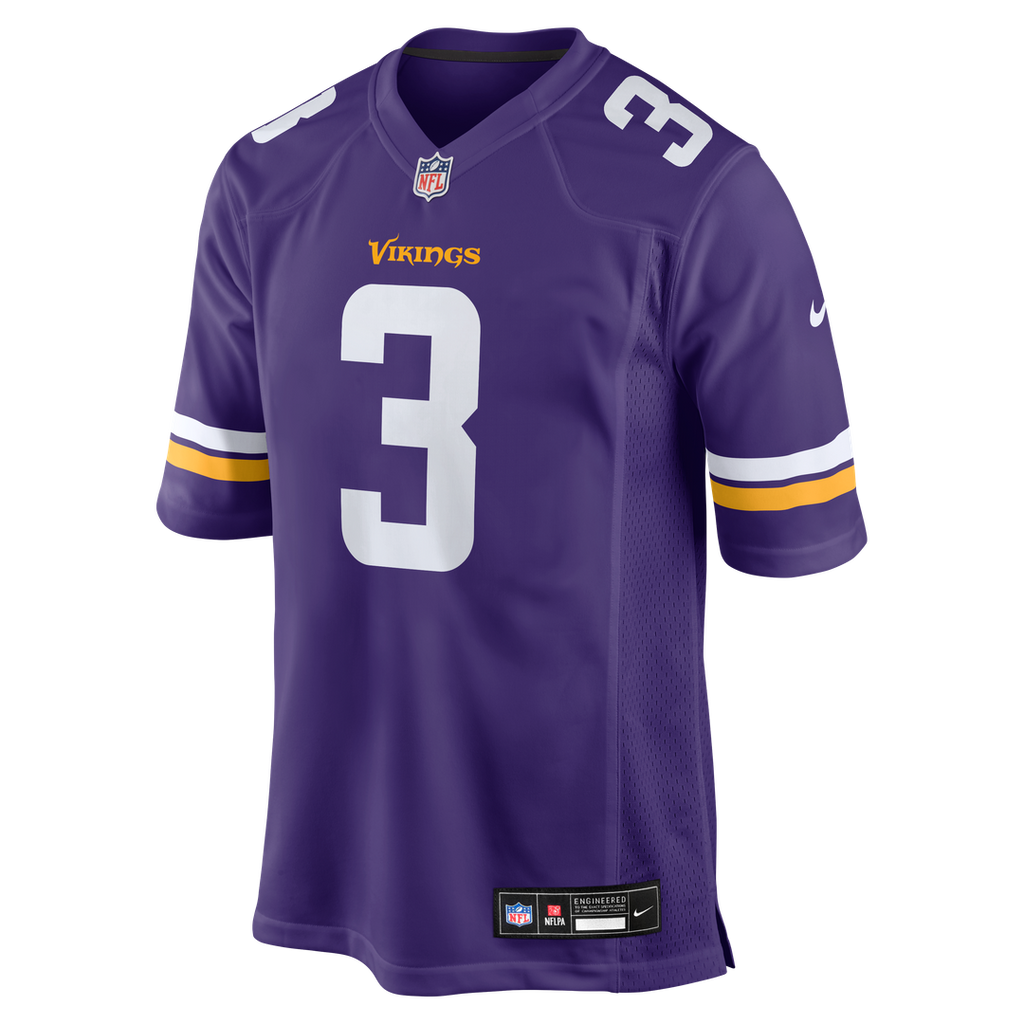 Jordan Addison Minnesota Vikings Nike  Game Official Jersey - Purple