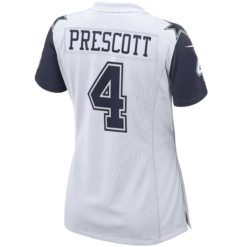 Dak Prescott Dallas Cowboys Nike Women's Alternate Game Official Jersey - White