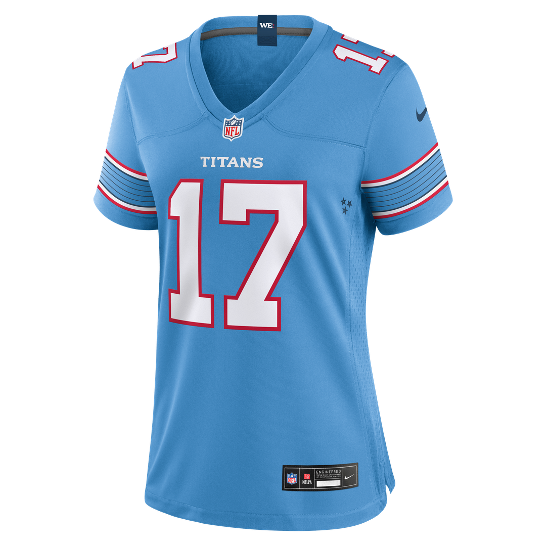 Chimere Dike Tennessee Titans Nike Women's Team Game Jersey - Light Blue