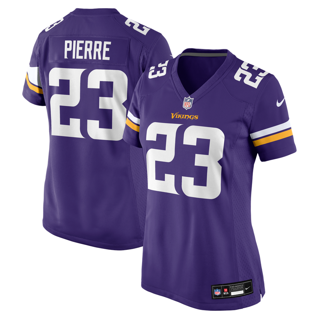 James Pierre Minnesota Vikings Nike Women's Team Game Official Jersey -  Purple