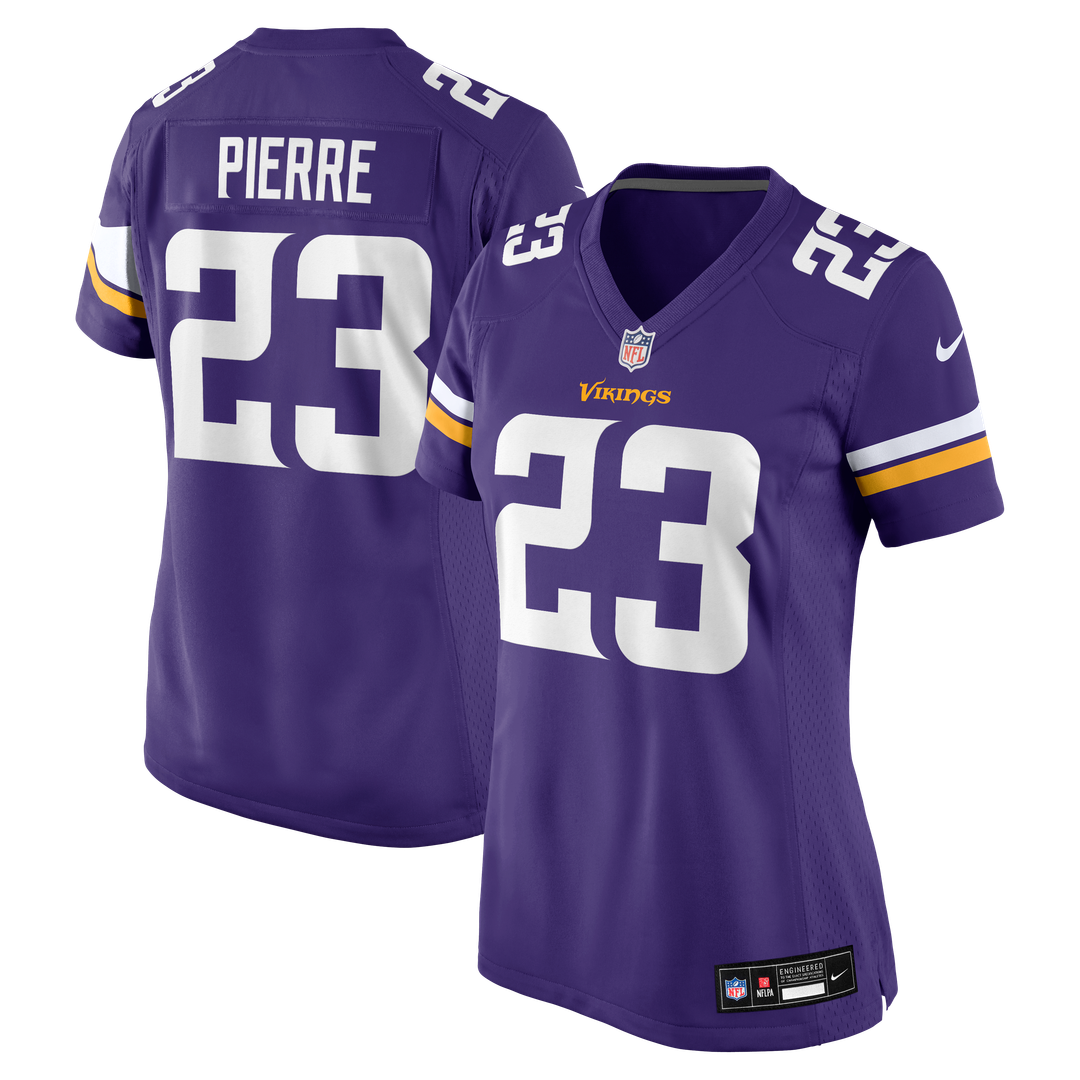 James Pierre Minnesota Vikings Nike Women's Team Game Official Jersey -  Purple