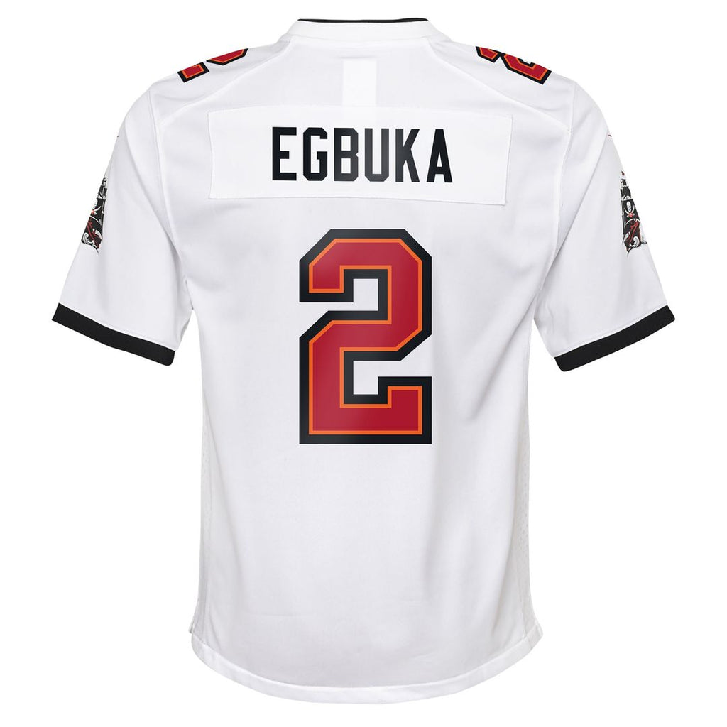 Emeka Egbuka Tampa Bay Buccaneers Nike Youth Team Game Official Jersey - Red