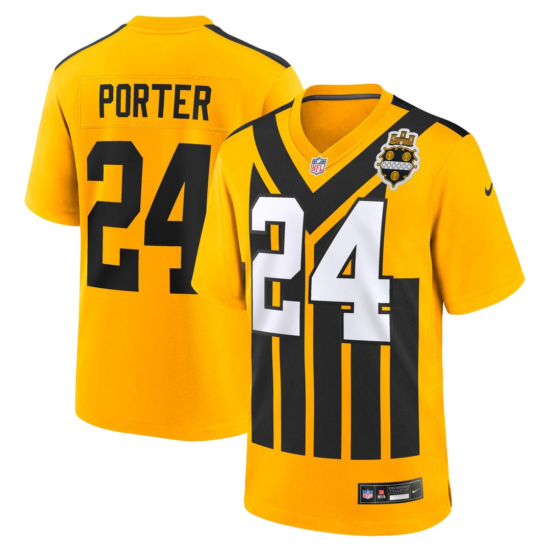 Joey Porter Jr. Pittsburgh Steelers Nike  Game Official Jersey - Black