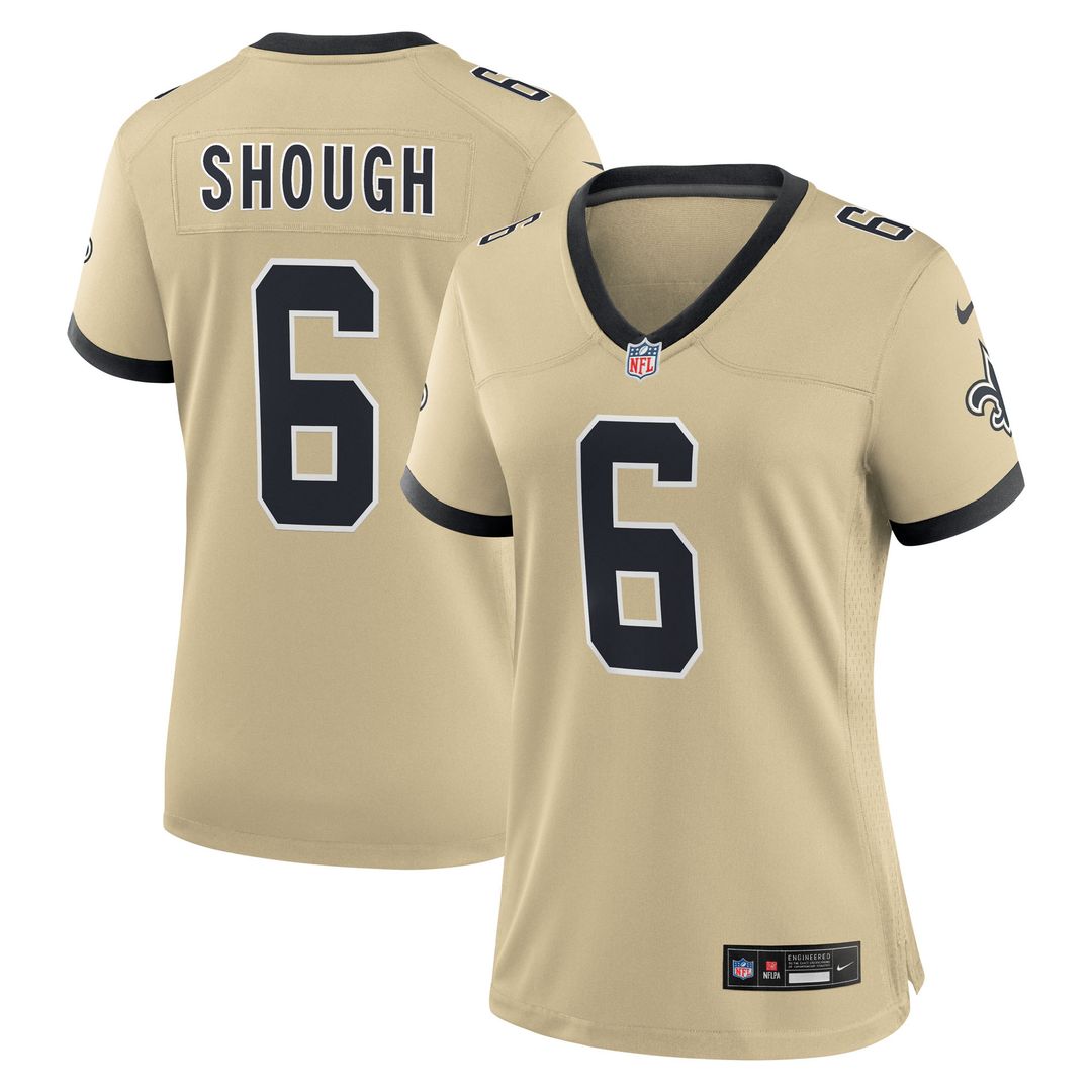 Tyler Shough New Orleans Saints Nike Women's Game Official Jersey - Black