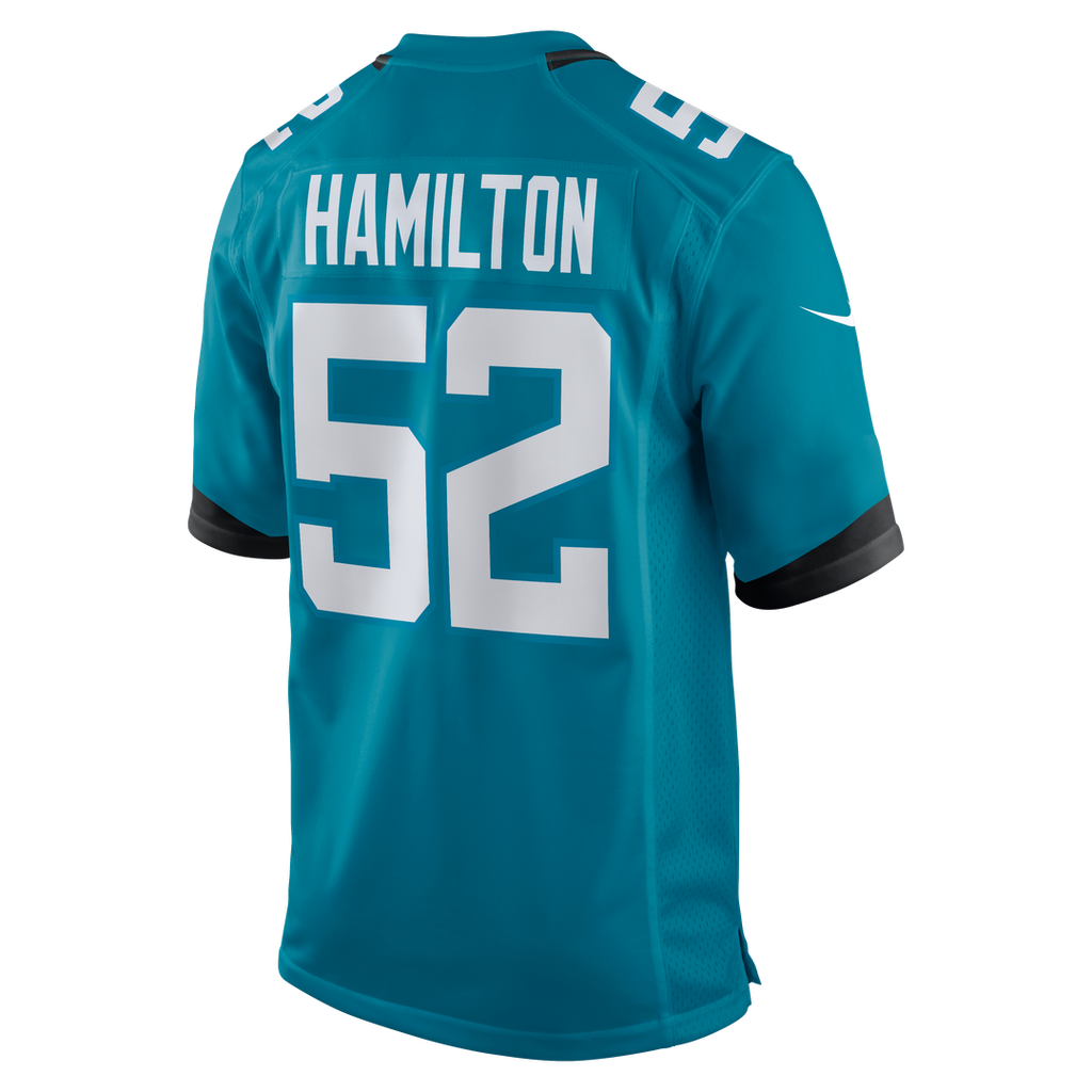 DaVon Hamilton Jacksonville Jaguars Nike Game Official Jersey - Black