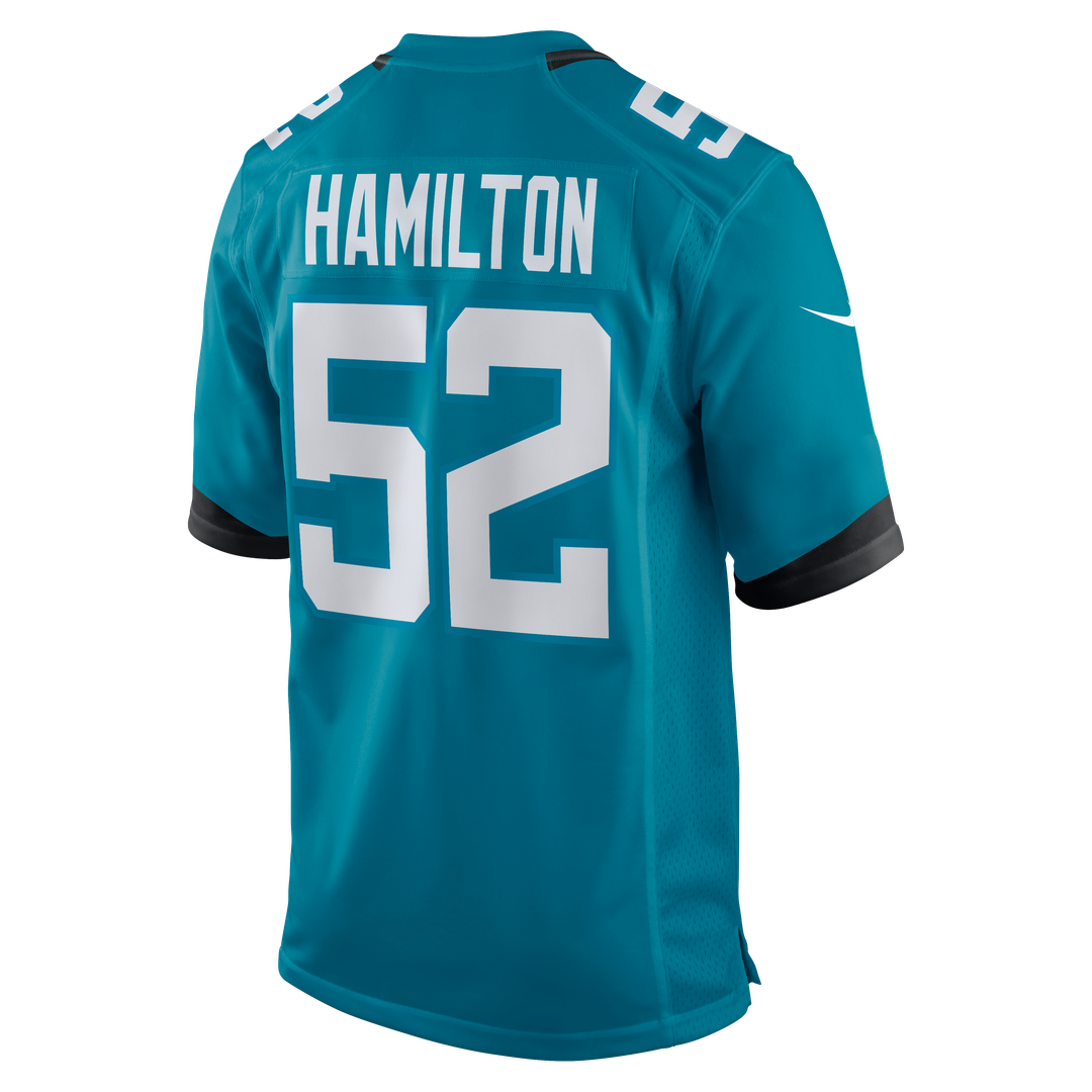 DaVon Hamilton Jacksonville Jaguars Nike Game Official Jersey - Black