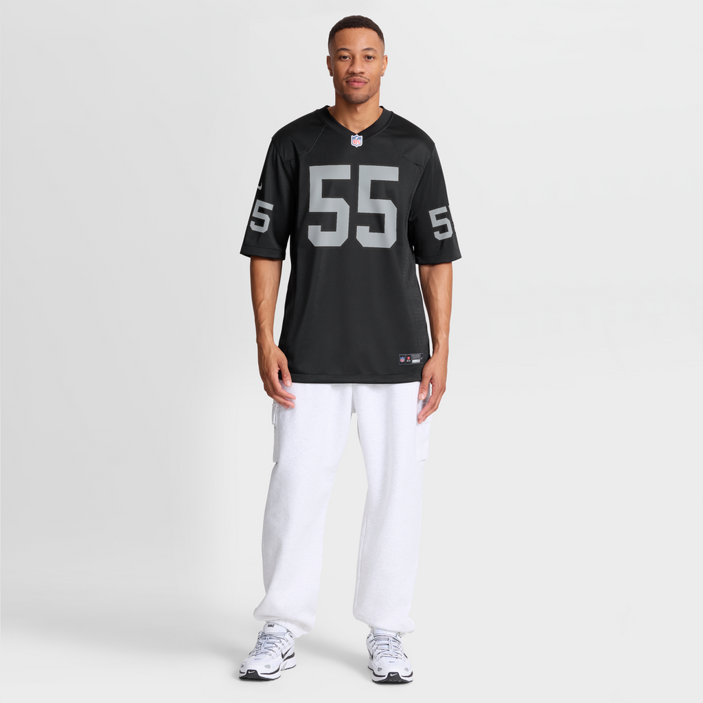 Cody Lindenberg Las Vegas Raiders Nike Team Game Jersey - Black