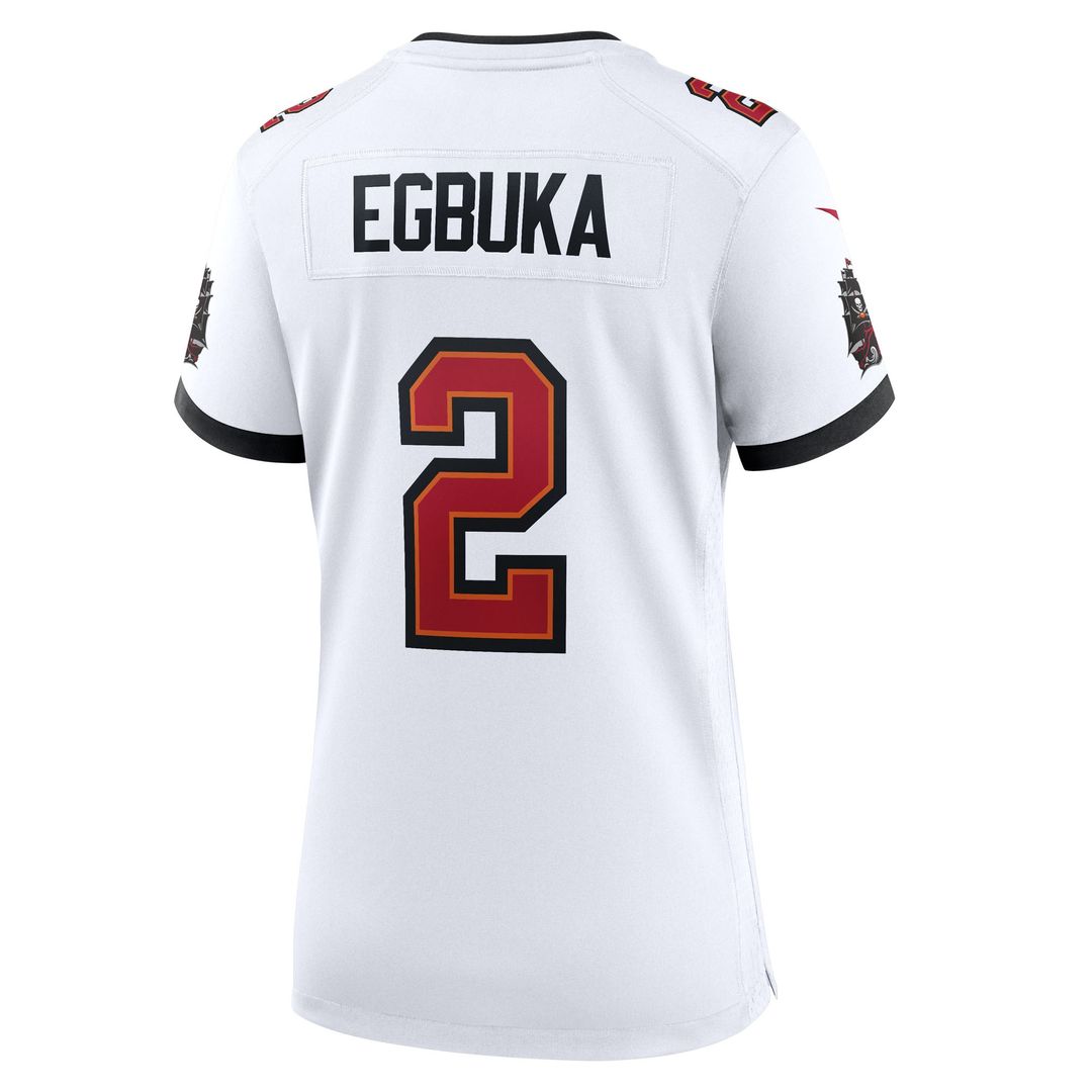 Emeka Egbuka Tampa Bay Buccaneers Nike Women's Game Jersey - White