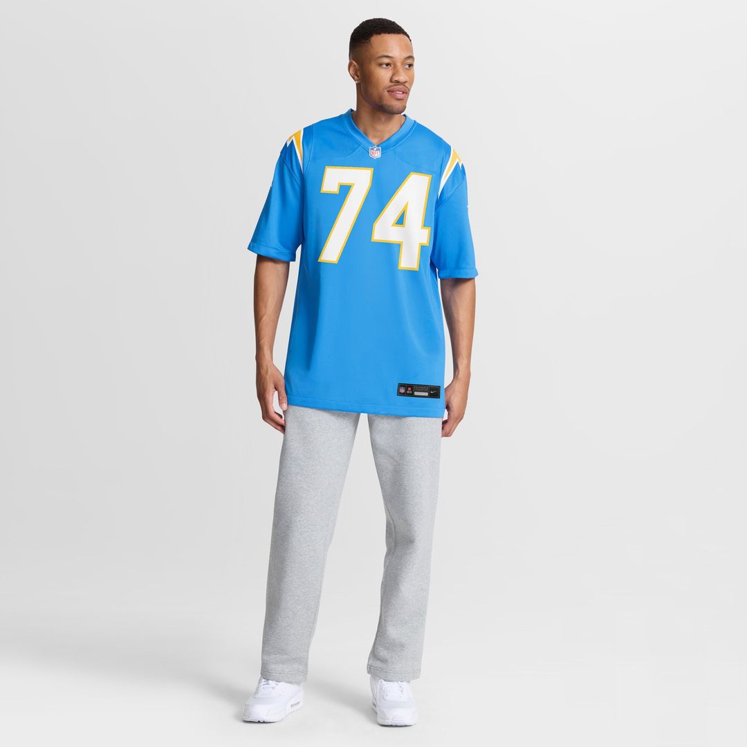 Kayode Awosika Los Angeles Chargers Nike Team Game Official Jersey -  Powder Blue