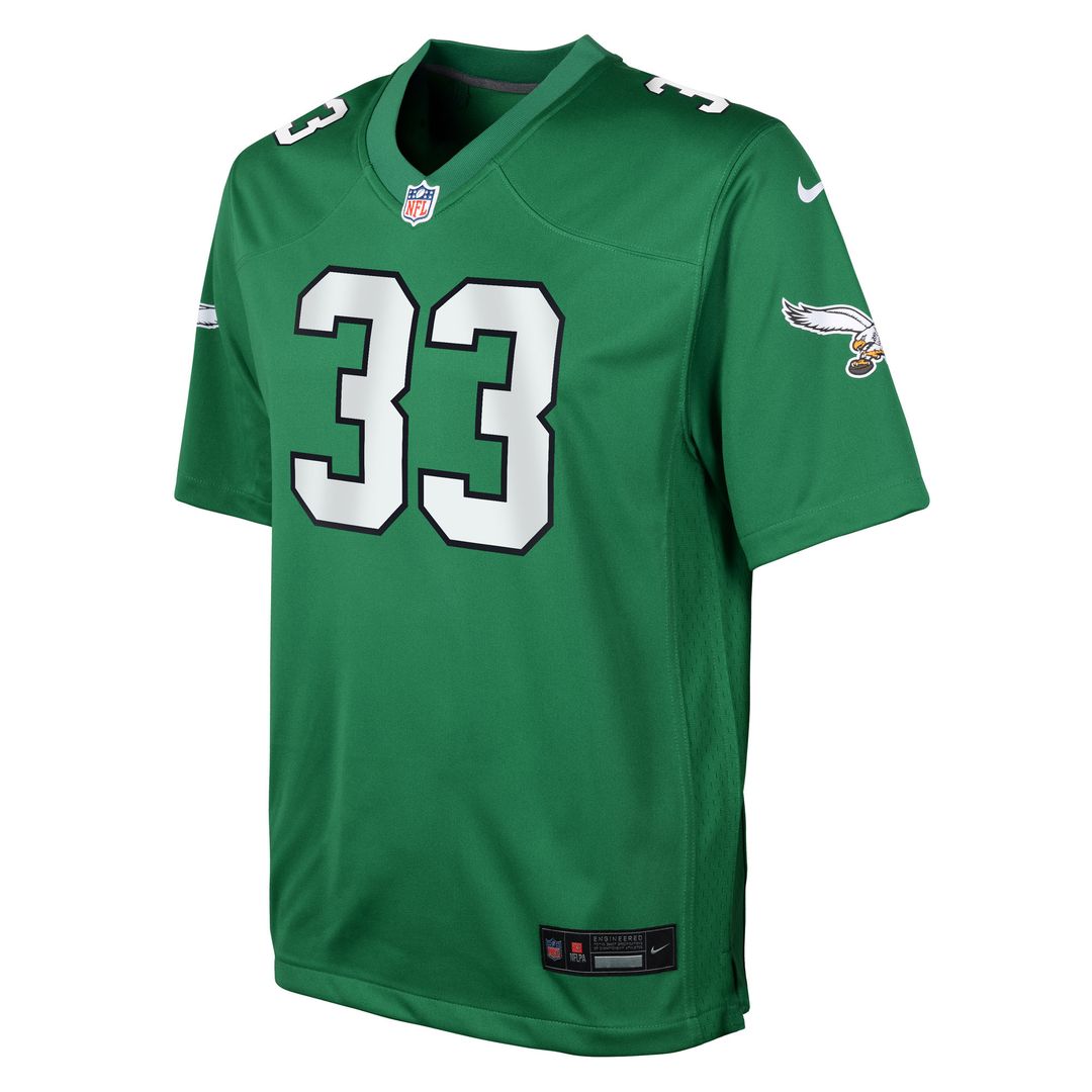 Cooper DeJean Philadelphia Eagles Nike Youth Alternate Game Official Jersey - Kelly Green