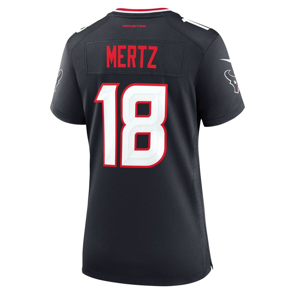 Graham Mertz Houston Texans Nike Women's Team Game Jersey - Navy