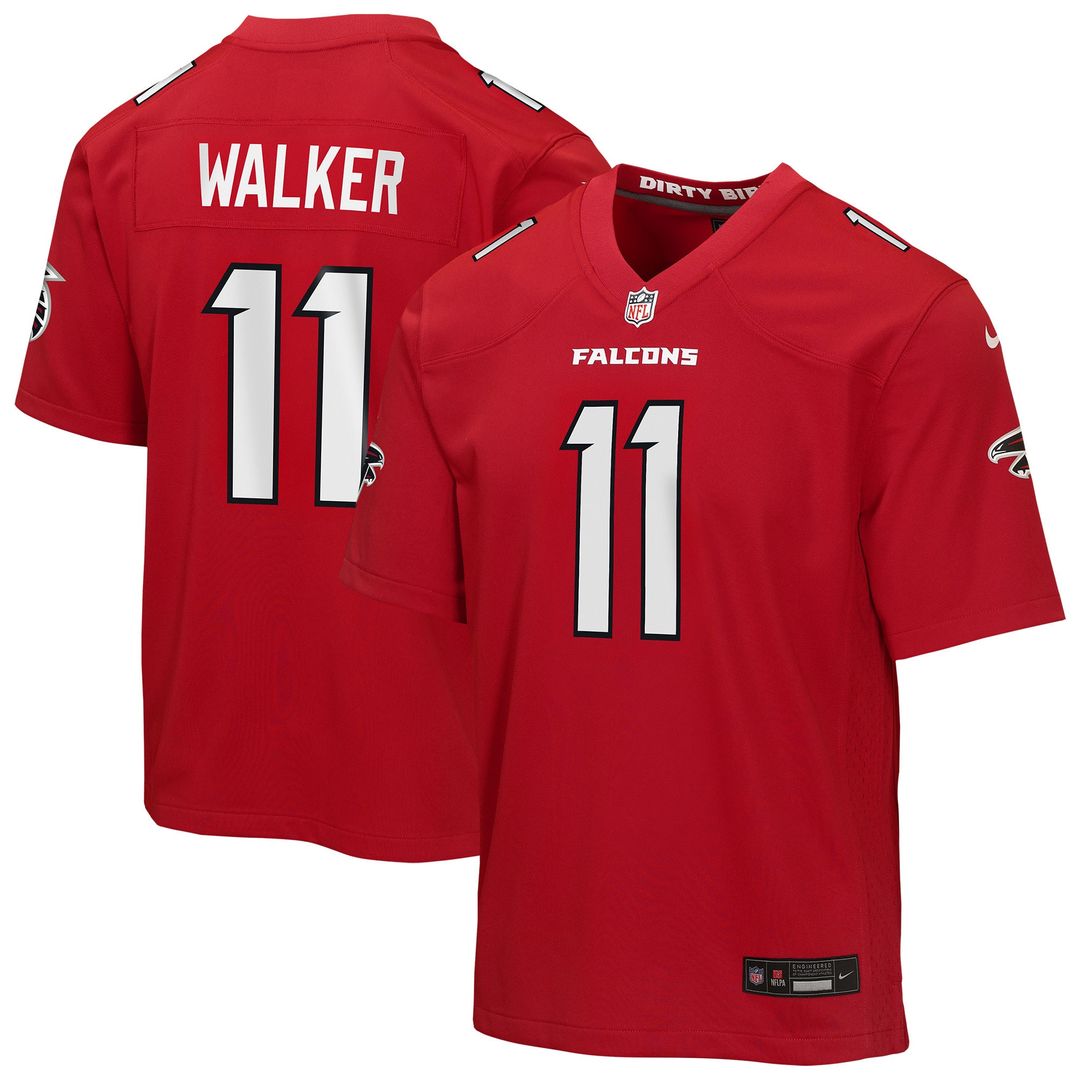 Jalon Walker Atlanta Falcons Nike Youth Game Official Jersey - White