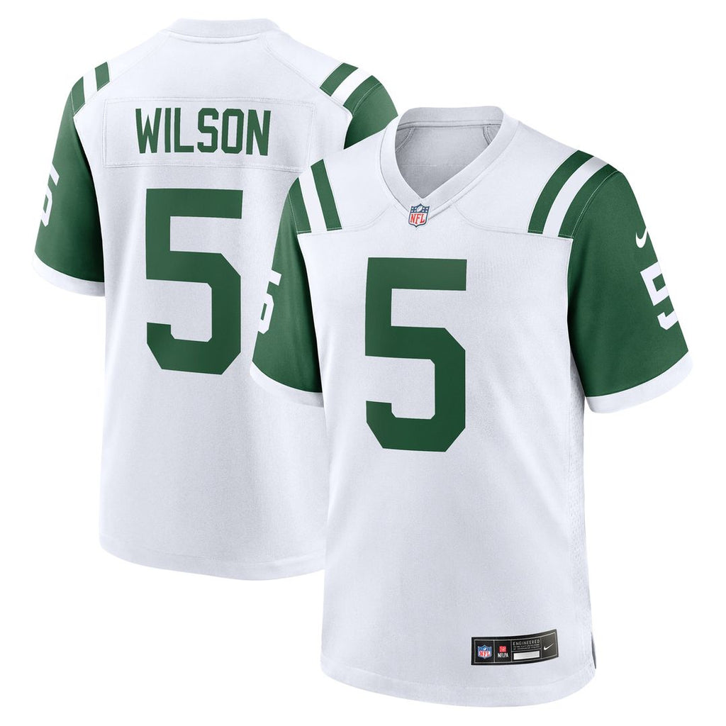 Garrett Wilson New York Jets Nike Classic Alternate Game Official Jersey - White