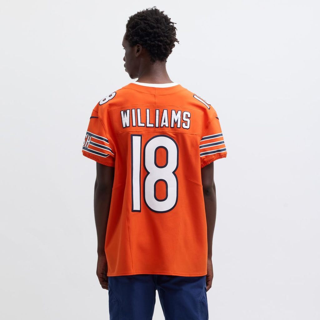 Caleb Williams Chicago Bears Nike Alternate Vapor F.U.S.E. Elite Official Jersey - Orange