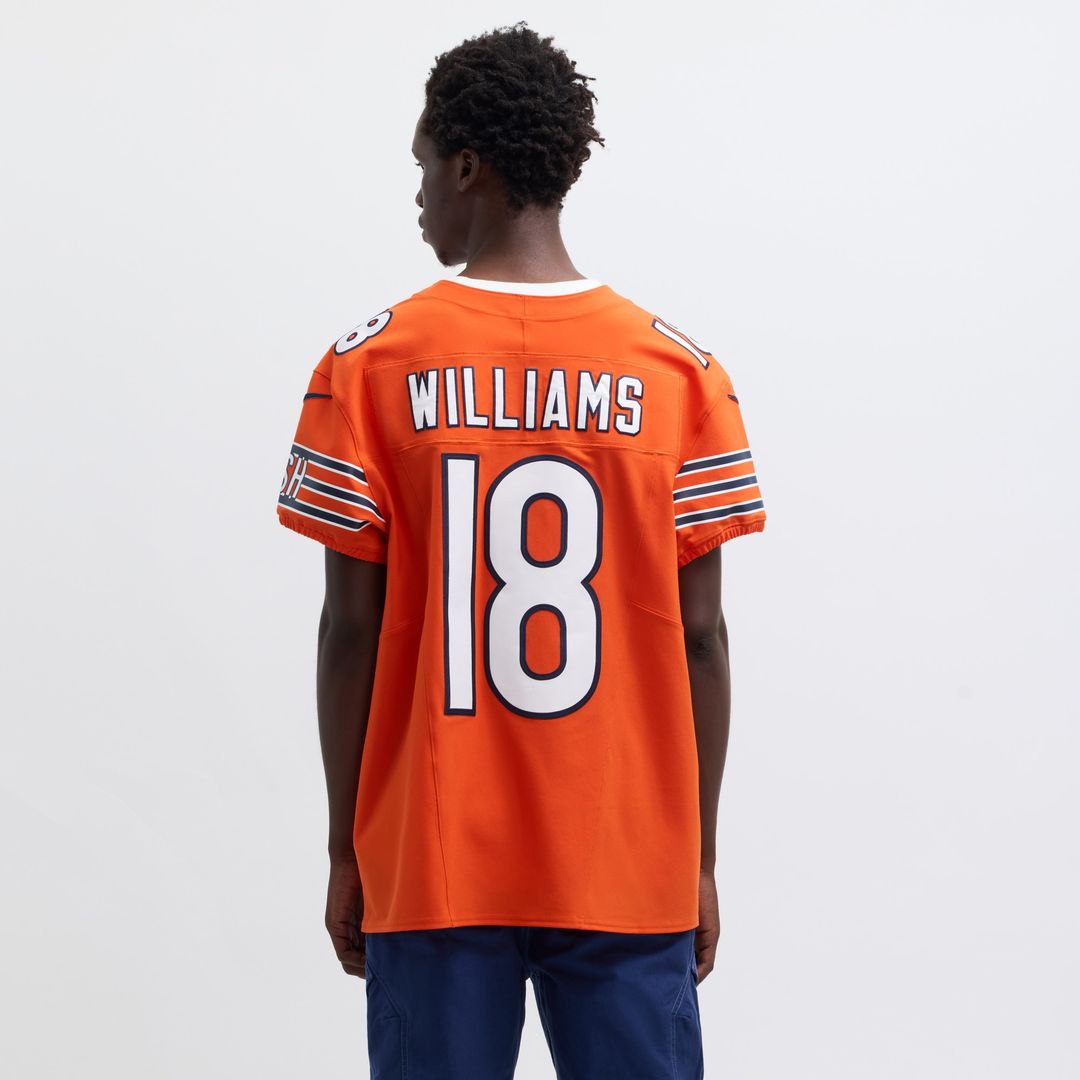 Caleb Williams Chicago Bears Nike Alternate Vapor F.U.S.E. Elite Official Jersey - Orange