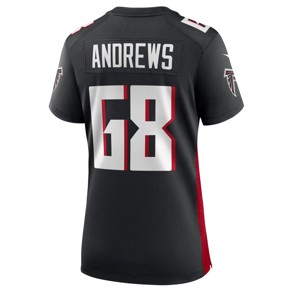 Josh Andrews Atlanta Falcons Nike Women's Game Player Official Jersey - Black