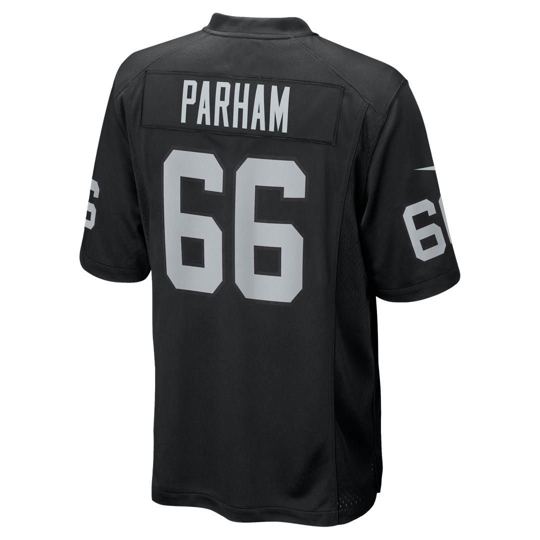 Dylan Parham Las Vegas Raiders Nike Game Player Official Jersey - Black