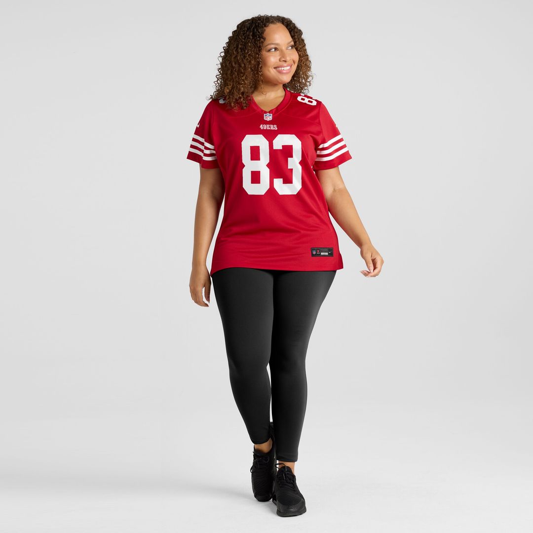 Terique Owens San Francisco 49ers Nike Women's Team Game Jersey - Scarlet