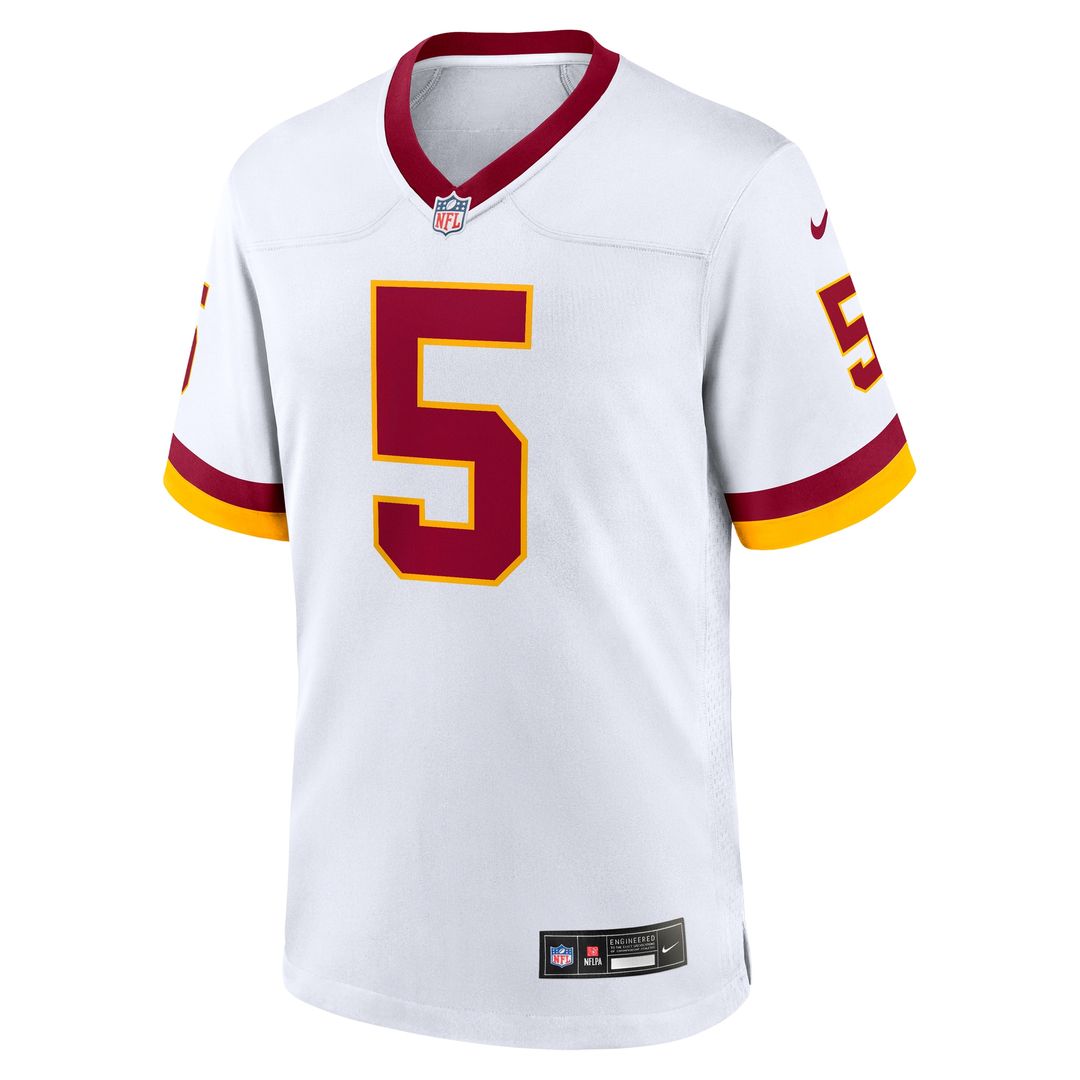 Hail Raiser Jayden Daniels Washington Commanders Nike Alternate Game Official Jersey - Black