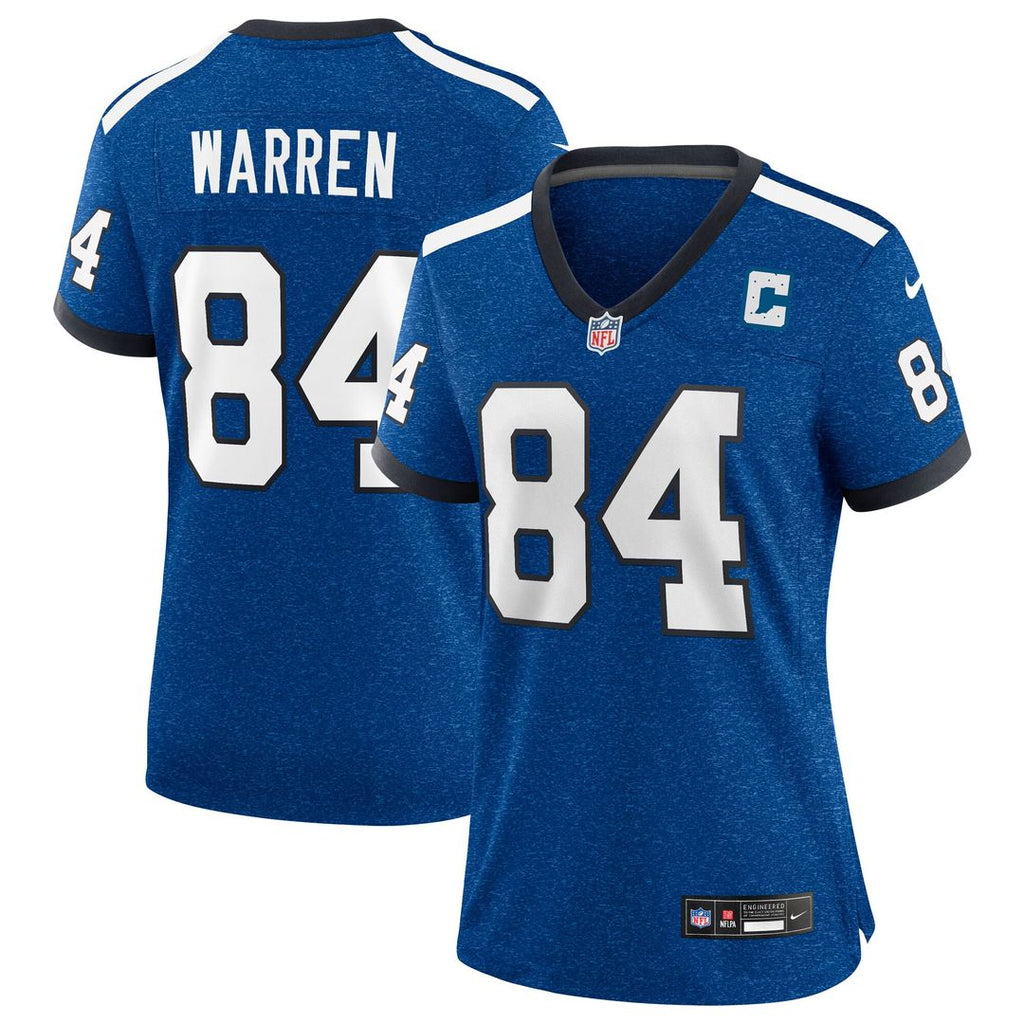Tyler Warren Indianapolis Colts Nike Women's Alternate 2 Indiana Nights Game Official Jersey -  Heather Royal