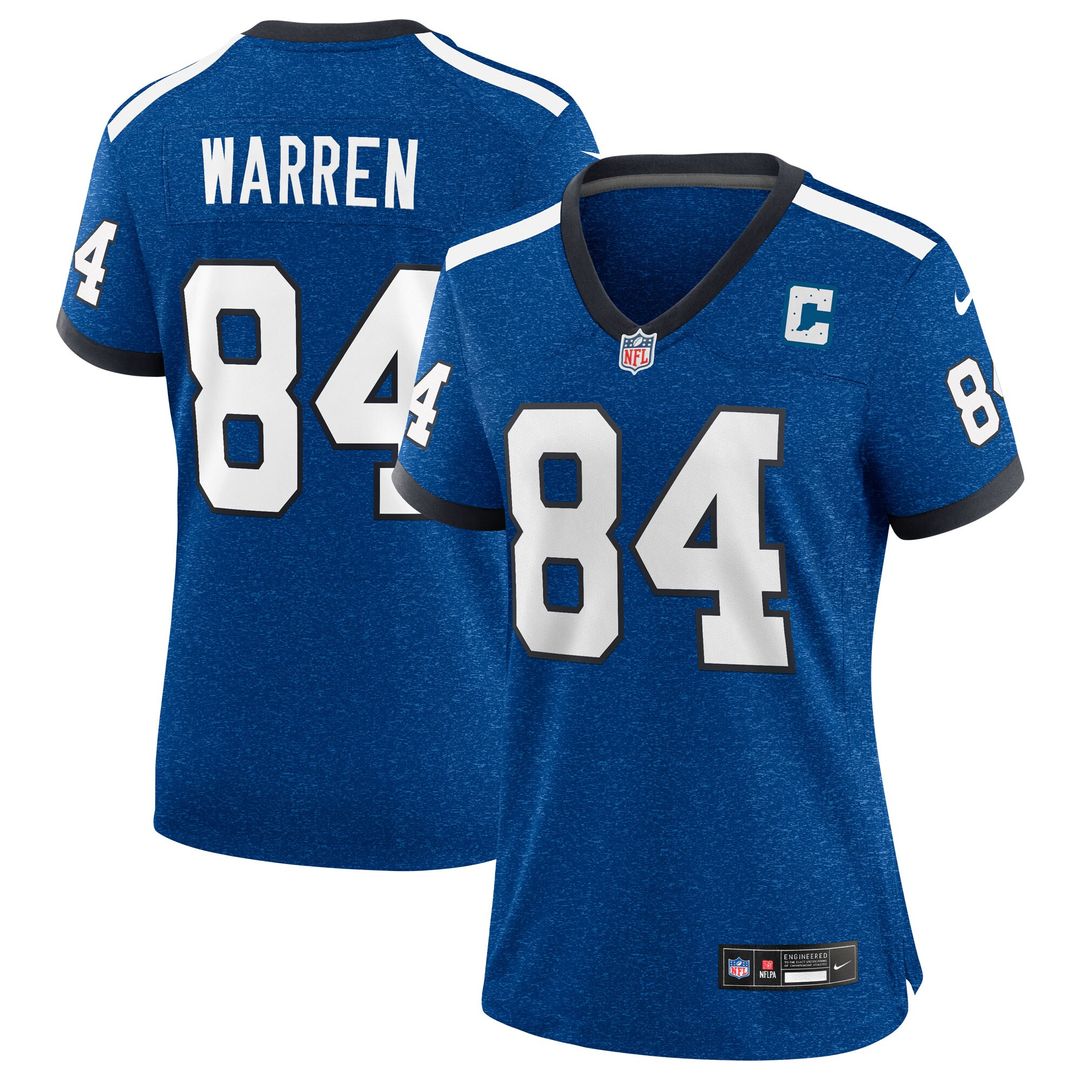 Tyler Warren Indianapolis Colts Nike Women's Alternate 2 Indiana Nights Game Official Jersey -  Heather Royal