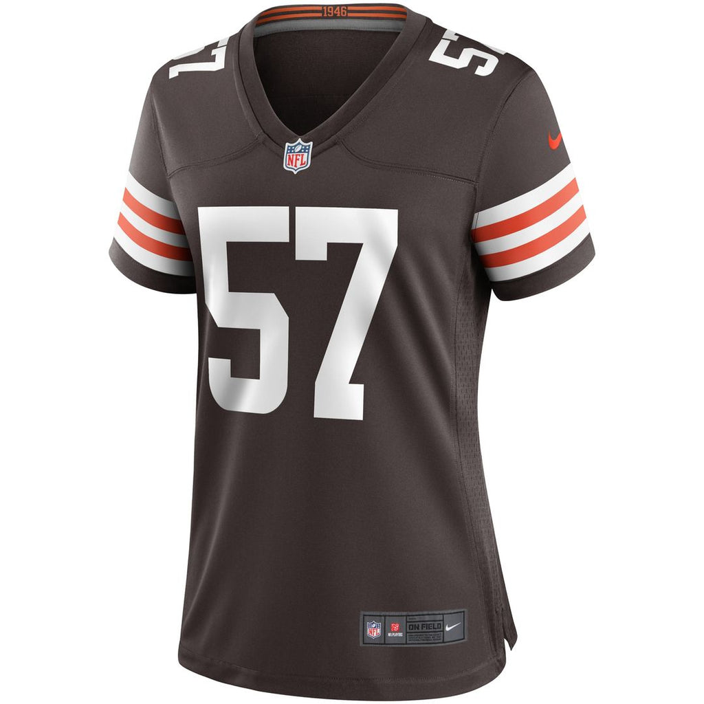 Clay Matthews Cleveland Browns Nike Women's Game Retired Player Official Jersey - Brown