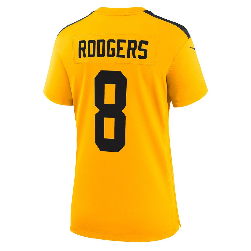 Aaron Rodgers Pittsburgh Steelers Nike Women's Alternate 1933 Throwback Game Official Jersey - Gold
