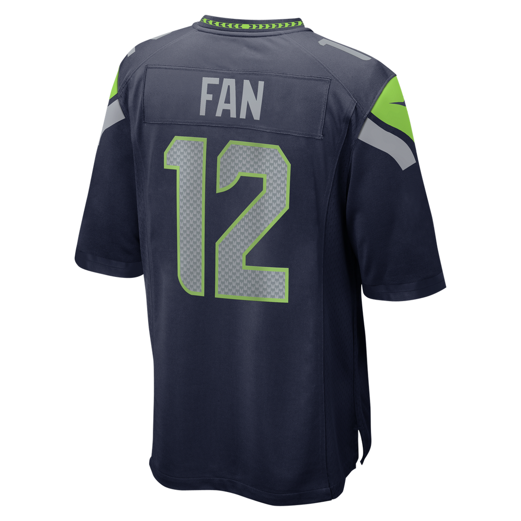 12s Seattle Seahawks Nike Team Game Jersey - College Navy