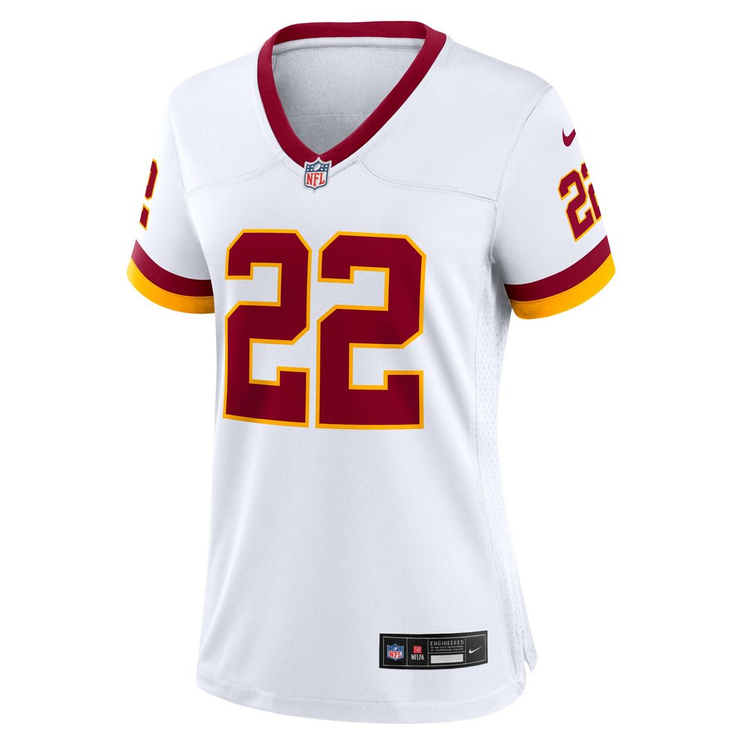 Jacory Croskey-Merritt Washington Commanders Nike Women's Game Super Bowl Era Official Jersey - White