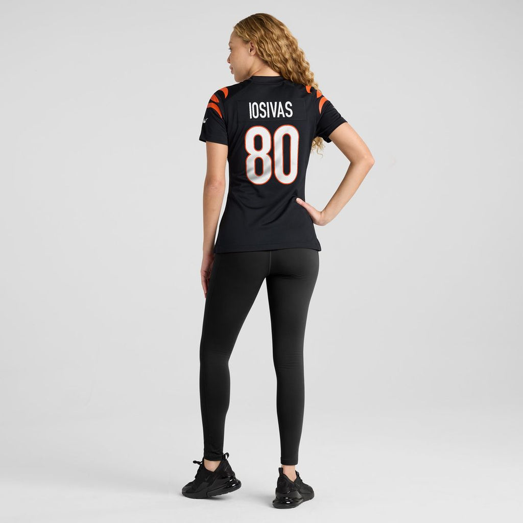 Andrei Iosivas Cincinnati Bengals Nike Women's Team Game Official Jersey -  Black