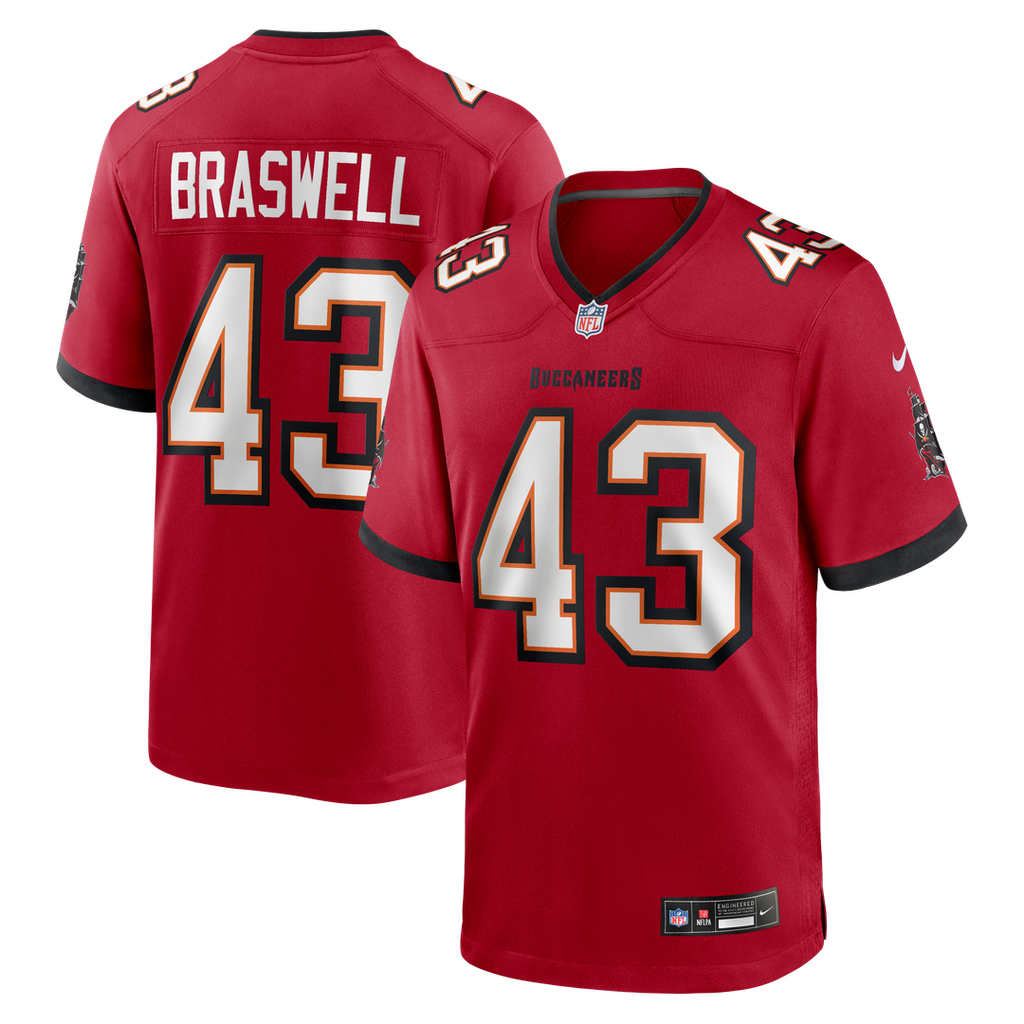 Chris Braswell Tampa Bay Buccaneers Nike Game Jersey - Red
