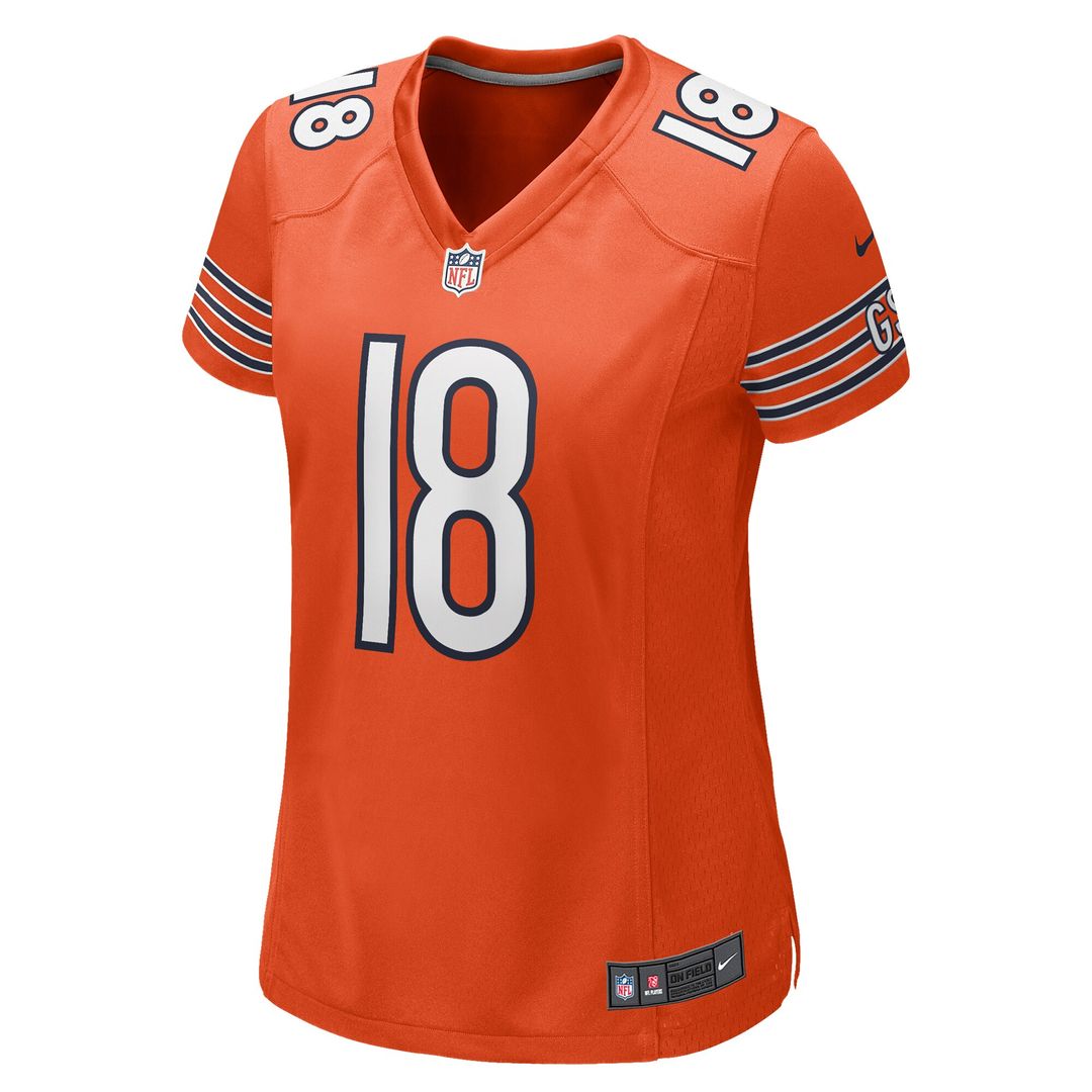 Caleb Williams Chicago Bears Nike Women's Alternate  Game Official Jersey - Orange