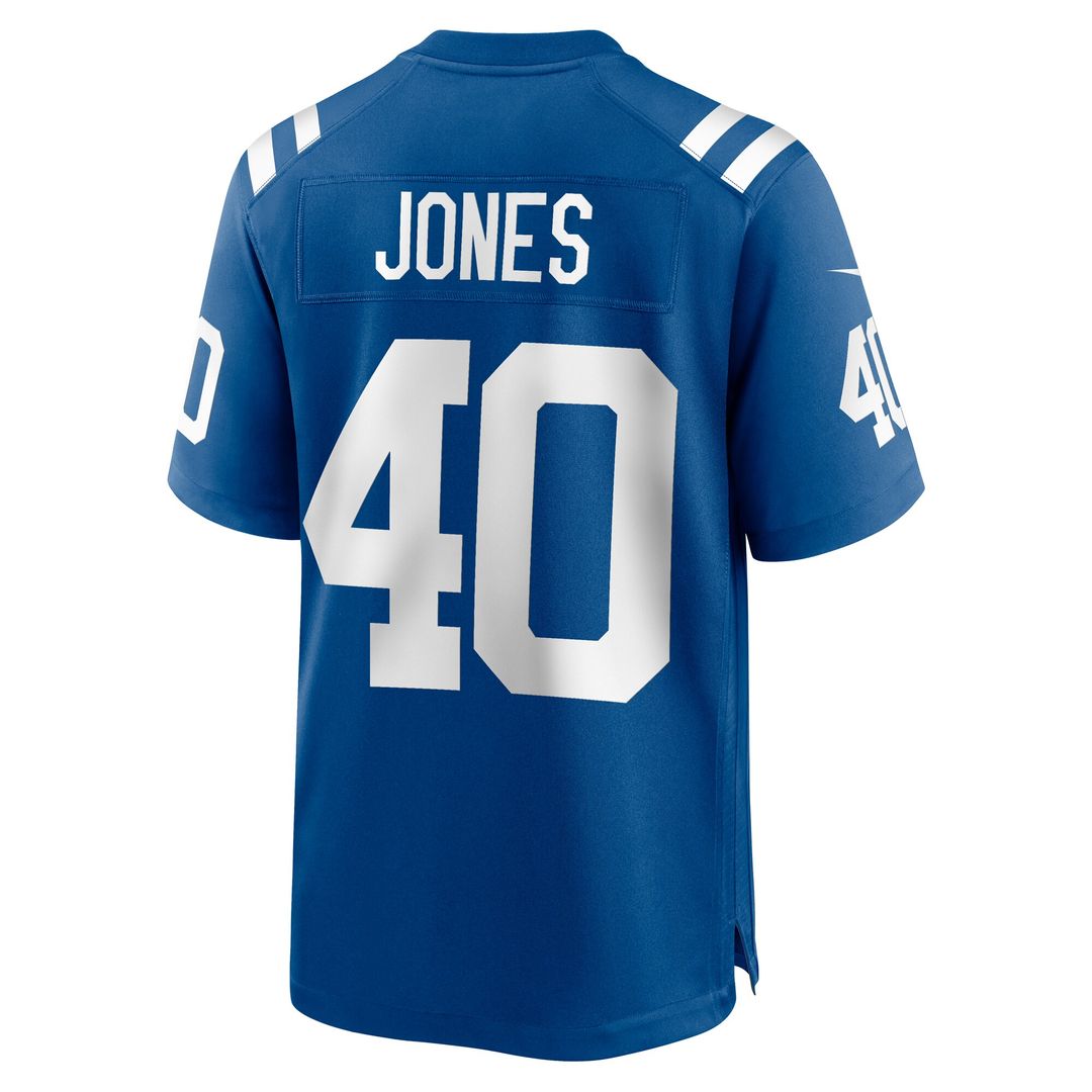 Jaylon Jones Indianapolis Colts Nike Team Game Official Jersey -  Royal