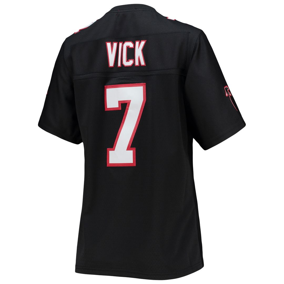Michael Vick Atlanta Falcons Mitchell & Ness Women's Legacy Player Replica Jersey - Black