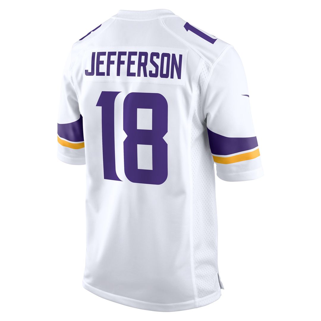 Justin Jefferson Minnesota Vikings Nike Game Player Official Jersey - White