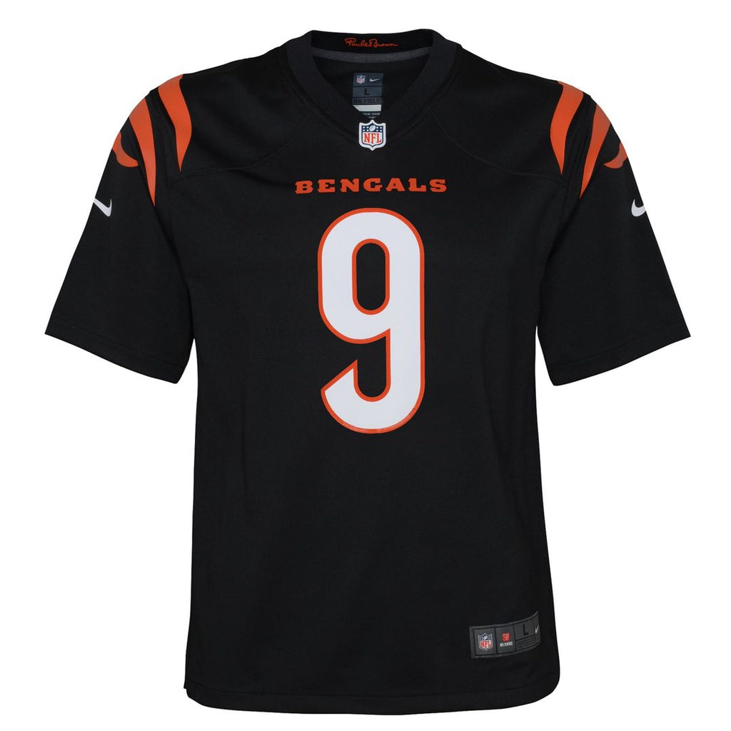 Joe Burrow Cincinnati Bengals Nike Youth Game Official Jersey - Orange