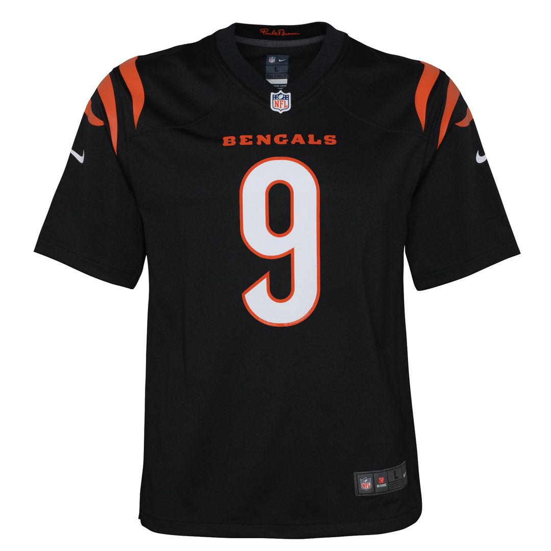 Joe Burrow Cincinnati Bengals Nike Youth Game Official Jersey - Orange