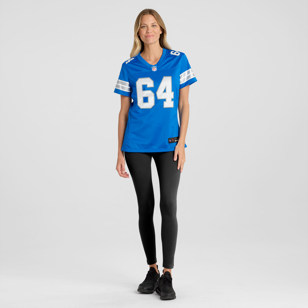 Cade Mays Detroit Lions Nike Women's Team Game Official Jersey -  Blue
