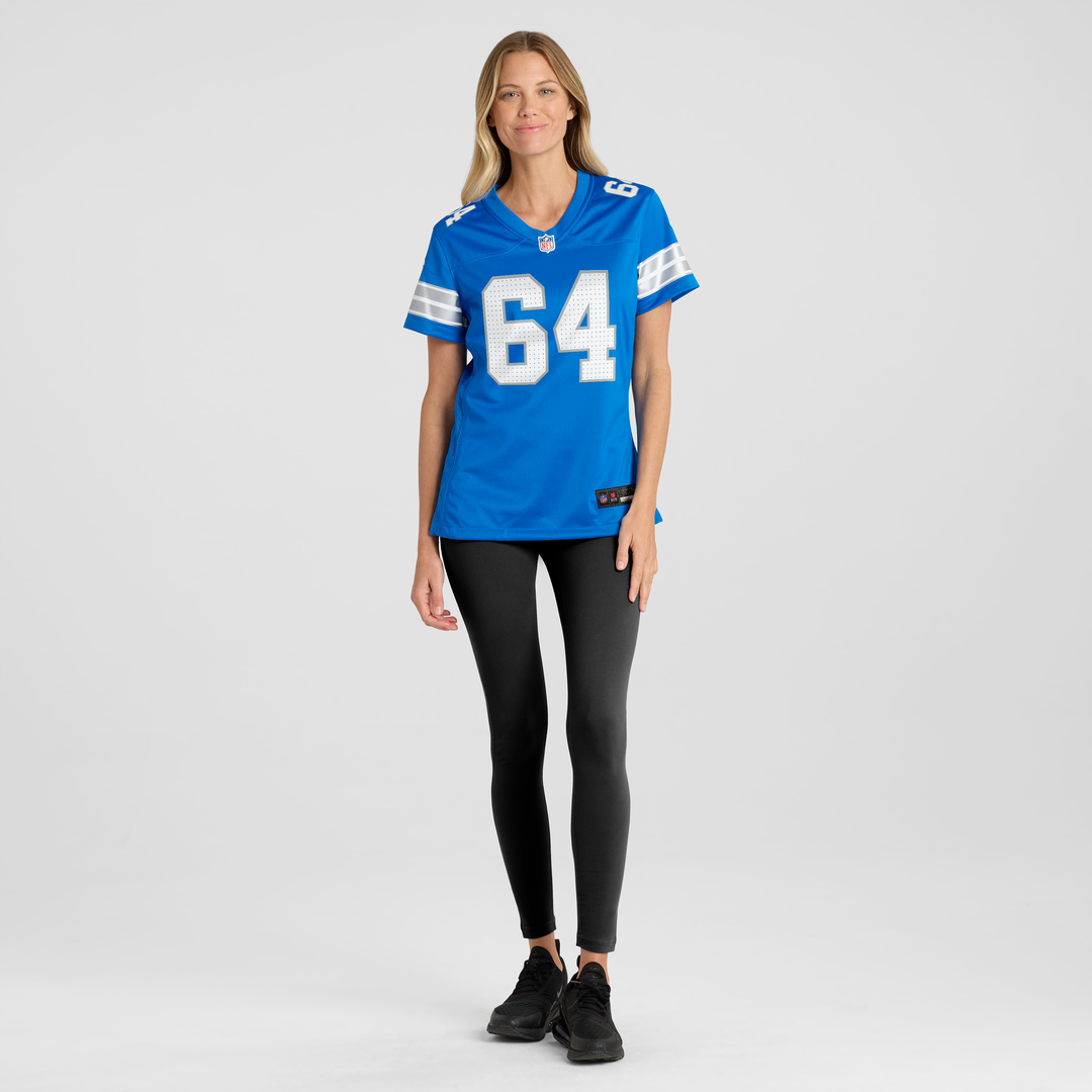 Cade Mays Detroit Lions Nike Women's Team Game Official Jersey -  Blue