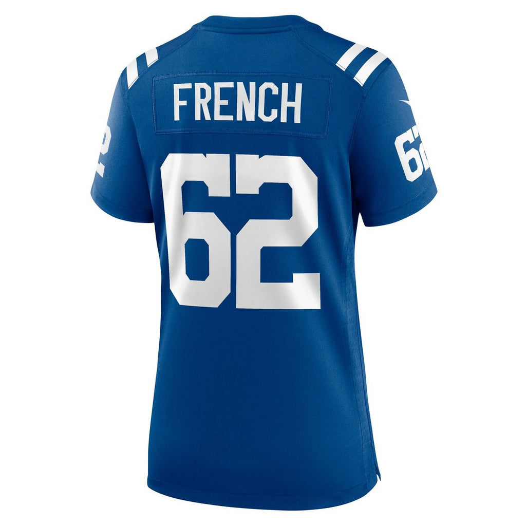 Wesley French Indianapolis Colts Nike Women's Game Player Official Jersey - Royal