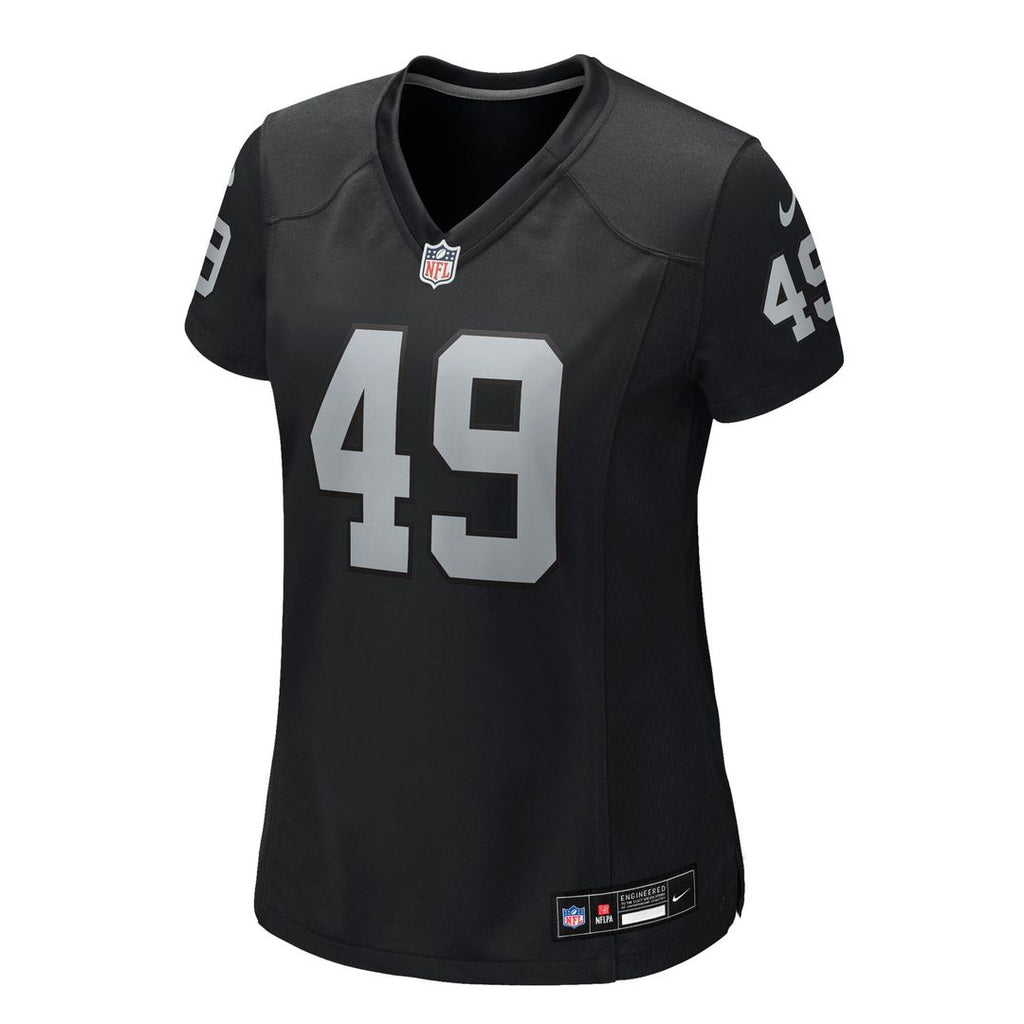 Charles Snowden Las Vegas Raiders Nike Women's Team Game Jersey - Black