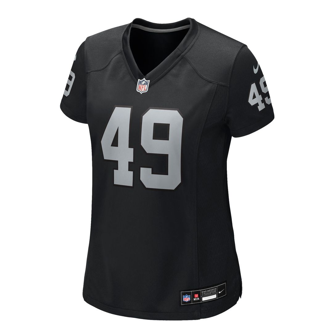 Charles Snowden Las Vegas Raiders Nike Women's Team Game Jersey - Black