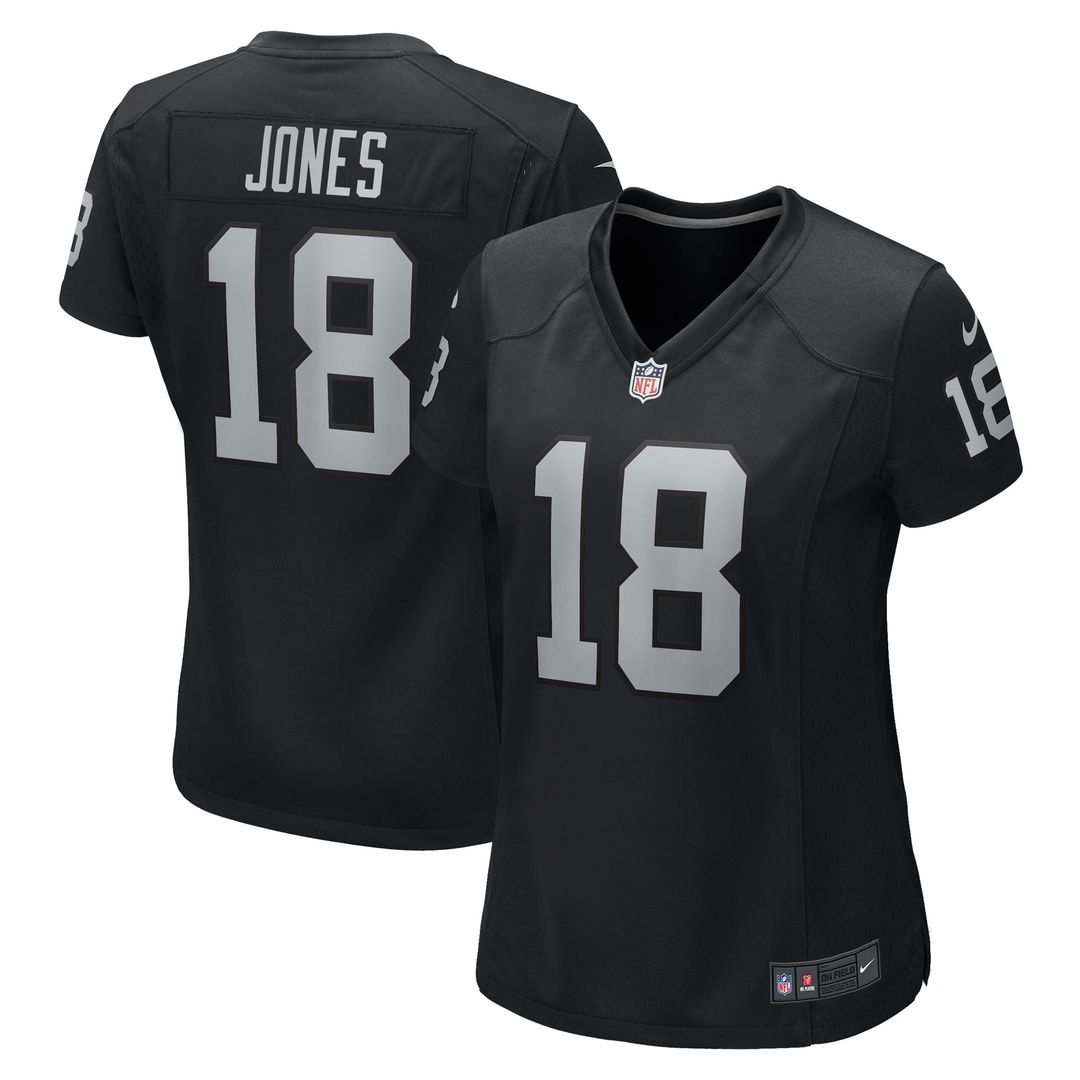 Jack Jones Las Vegas Raiders Nike Women's  Game Official Jersey -  Black