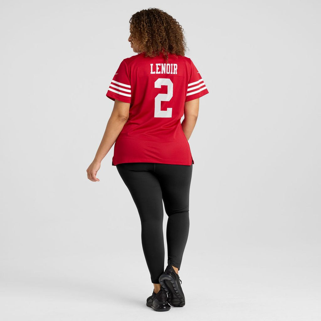 Deommodore Lenoir San Francisco 49ers Nike Women's  Game Official Jersey -  Scarlet