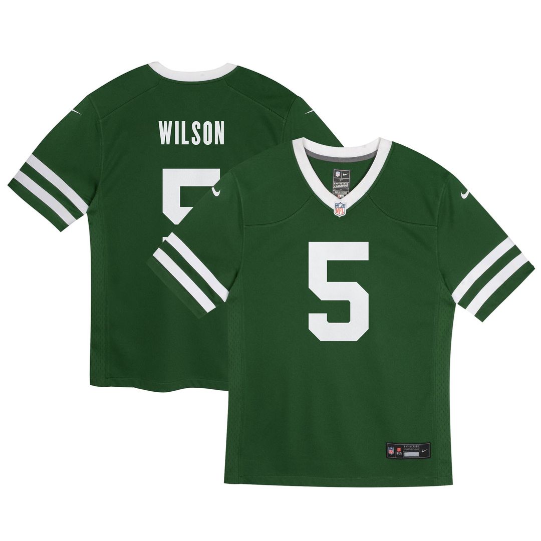 Garrett Wilson New York Jets Nike Toddler Game Official Jersey - Legacy Green