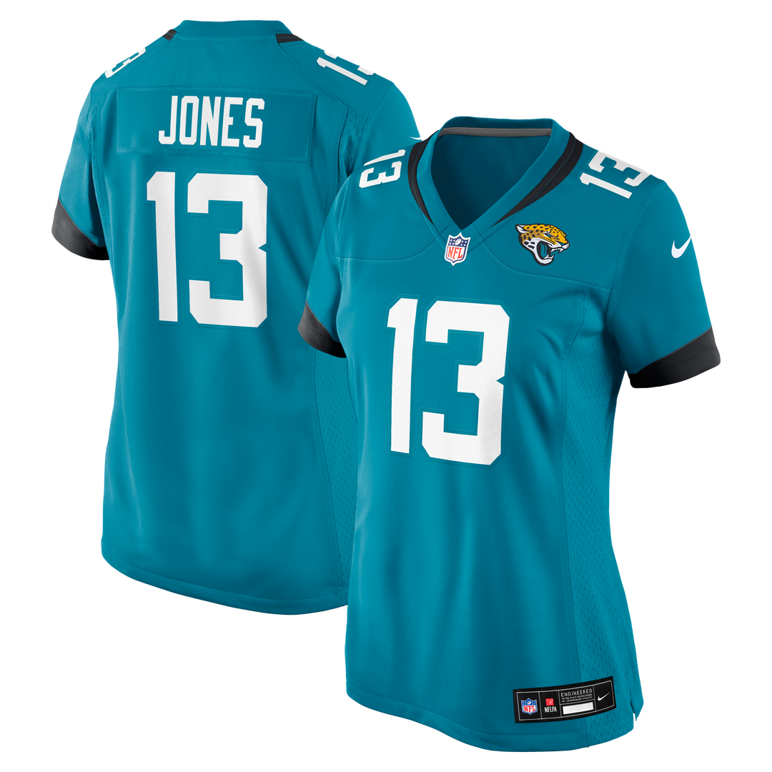 Tim Jones Jacksonville Jaguars Nike Women's Team Game Official Jersey -  Teal